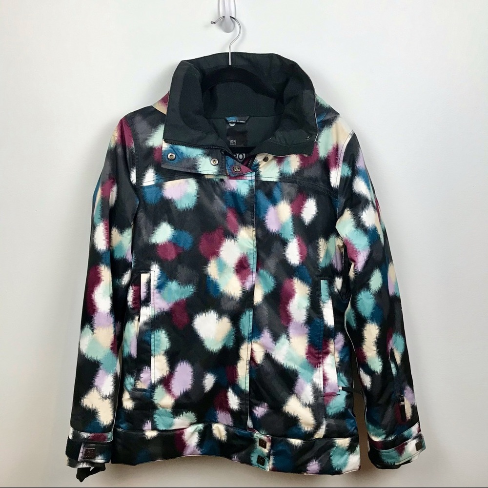 Roxy Abstract Print Ski Jacket